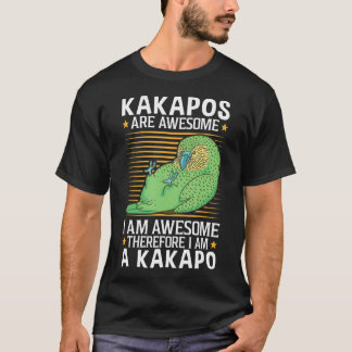 Kakapos är fantastisk Nya Zeelands uggla parrot Ka T Shirt