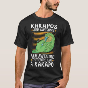 Kakapos är fantastisk Nya Zeelands uggla parrot Ka T Shirt