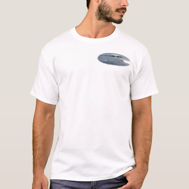Käkar som surfar dräkt tee (Framsida)