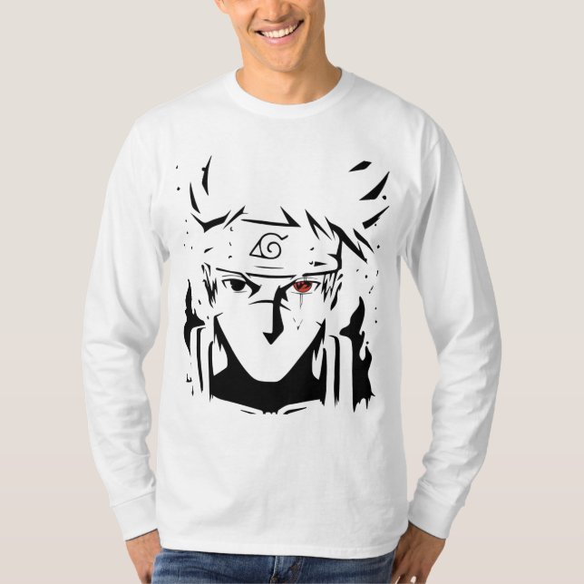 Kakashi Hatake T Shirt (Framsida)