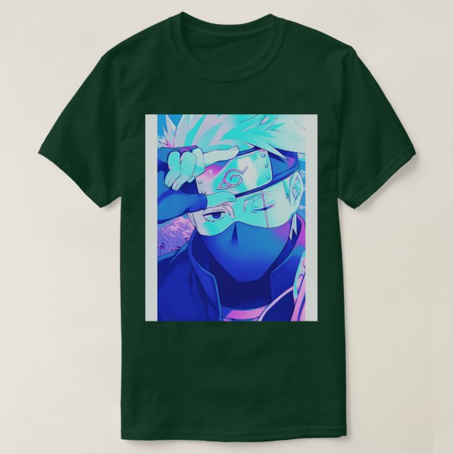 Kakashi vaporwave t shirt (Design framsida)