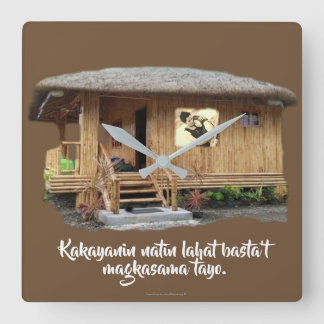 Kakayanin natin lahat basta t magkasama tayo fyrkantig klocka