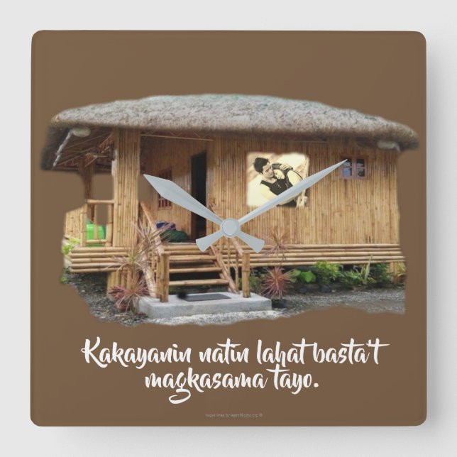 Kakayanin natin lahat basta t magkasama tayo fyrkantig klocka (Framsida)