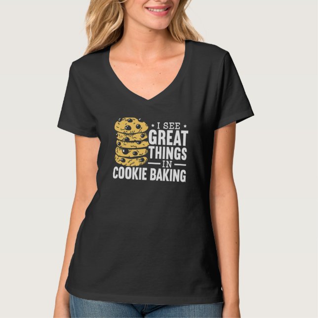 Kakbakande bagare   t shirt (Framsida)