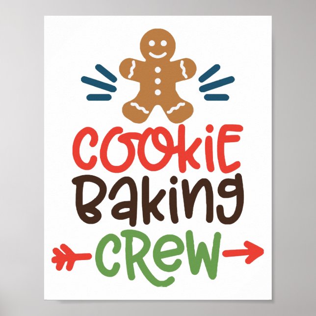Kakbakning besättning jul  poster (Framsidan)