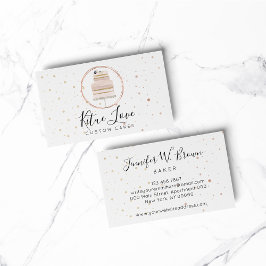 Kake Maker Bakery Pastry Patisserie Visitkort