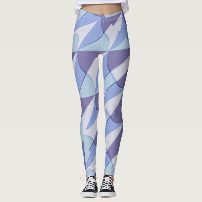 kakel Mönster Leggings (Framsida)