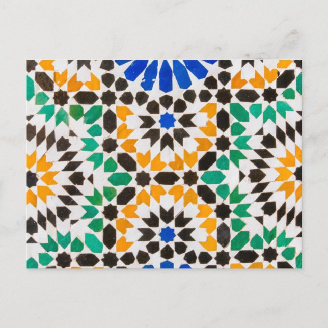 Kakeldekoration på Bahia Palace Vykort (Framsida)
