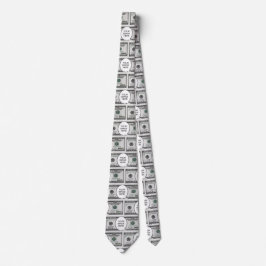Kakeldesign med din bild på 100 dollarsedlar  slips