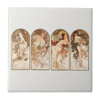KAKELPLATTA: ALPHONS MARIA MUCHA : KASONERNA