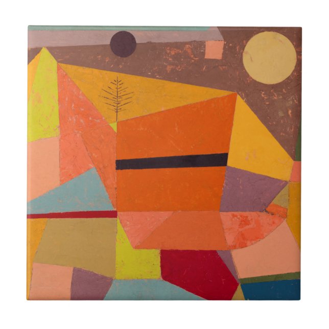 KAKELPLATTA: PAUL KLEE  KAKELPLATTA (Framsidan)