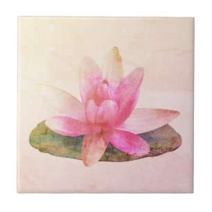 KAKELPLATTA: ROSA LOTUS KAKELPLATTA