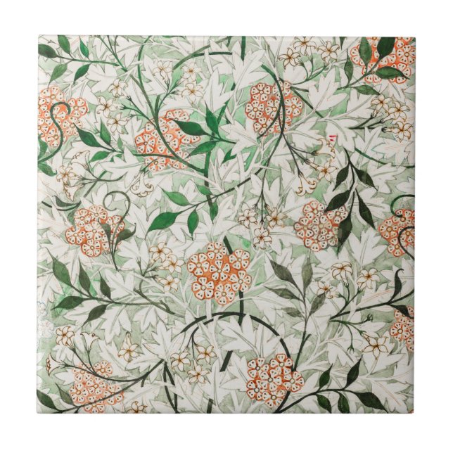 KAKELPLATTA: WILLIAM MORRIS: JASMINE KAKELPLATTA (Framsidan)