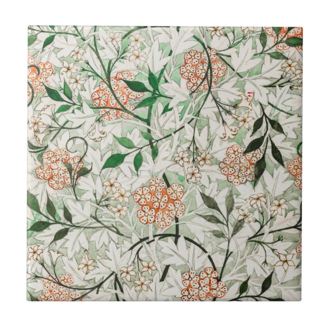 KAKELPLATTA: WILLIAM MORRIS: JASMINE KAKELPLATTA (Framsidan)
