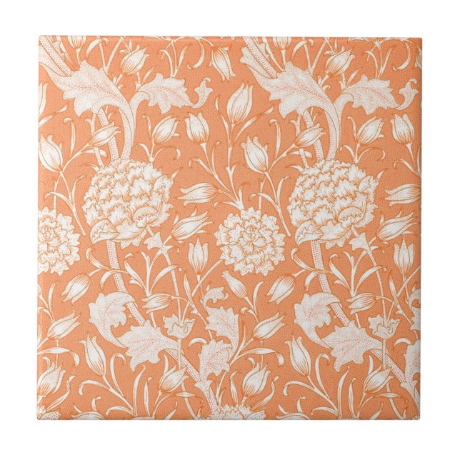 KAKELPLATTA: WILLIAM MORRIS : VILD TULIP KAKELPLATTA (Framsidan)