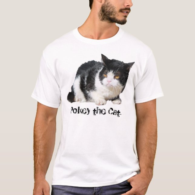 Kåken katten - T-tröja (anpassadetext) Tee (Framsida)