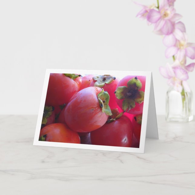 Kaki-frukt Kort (Orkide)