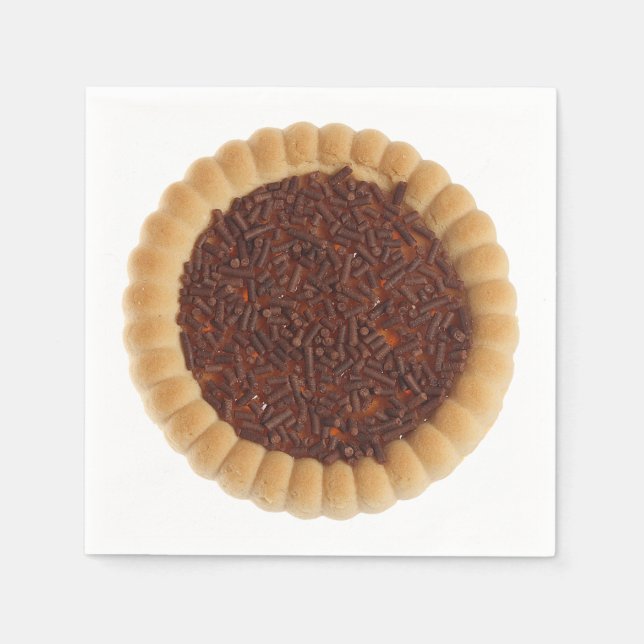 Kakkaka - cookie-bild pappersservett (Framsidan)