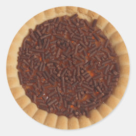 Kakkaka - cookie-bild runt klistermärke