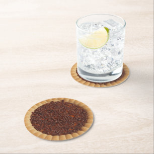 Kakkaka - cookie-bild underlägg papper rund