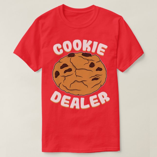 Kakkakahandlare av biscuit t shirt (Design framsida)