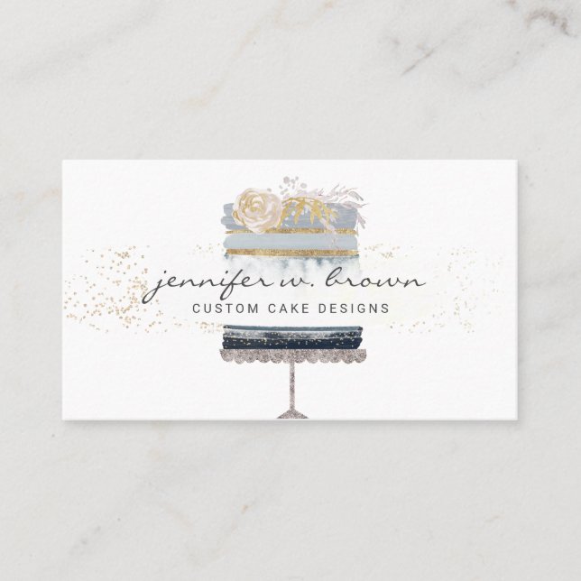 Kakkonsserie Kafébakverk Party Visitkort (Framsida)