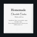 Kakor av Homemade Choklad tillverkade med kärlek l Magnet<br><div class="desc">Design</div>