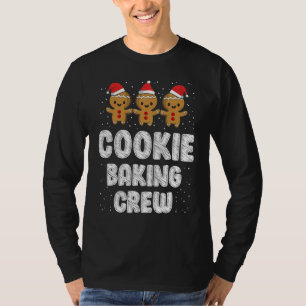 Kakor Bakning Besättning Familj Jul Pepparkakor Te T Shirt