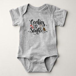 Kakor för Bodysuit för Santa nyckfull text | T Shirt