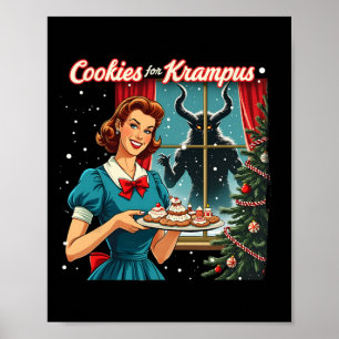 Kakor För Krampus Rolig Jul Xmas Krampus G Poster