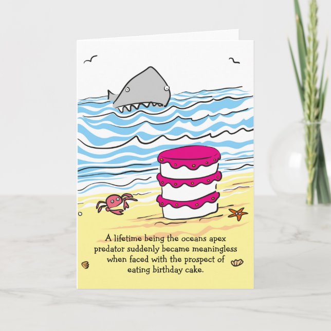 Kakor från kalk på strandkort kort (Framsida)