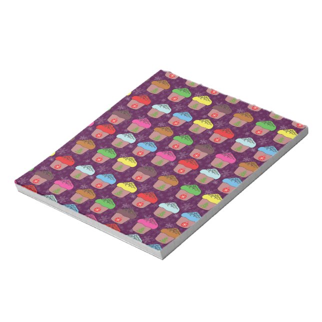 Kakor från kopp under jul anteckningsblock (Roterad)