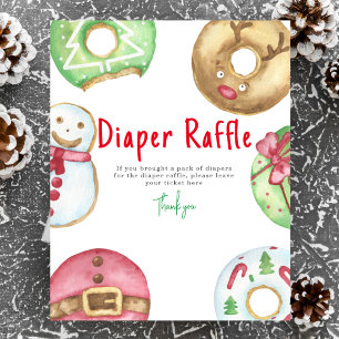 Kakor från vintern Diaper Raffle Poster