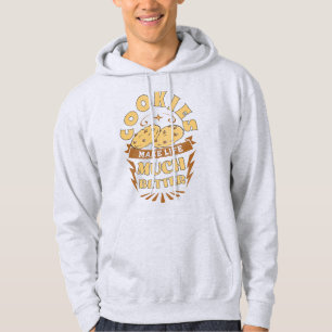 kakor gör livet roligare rolig kakor älskare hoodie