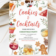 Kakor och cocktails julfest