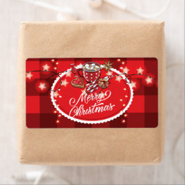 Kakor och God jul av kakao Fraktsedel