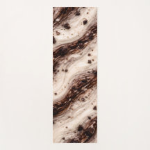 Kakor och grädde Milkshake Marmor Textur Design