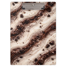Kakor och grädde Milkshake Marmor Textur Design