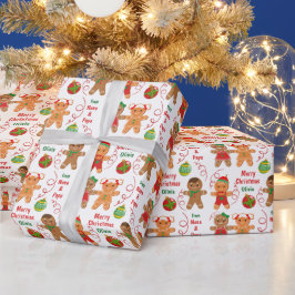 Kakor och julprydnader presentpapper