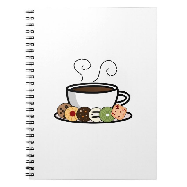 Kakor och kaffe anteckningsbok (Framsidan)