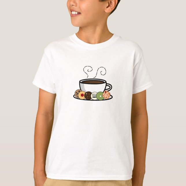 Kakor och kaffe t shirt (Framsida)