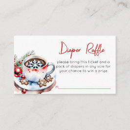 Kakor och kakao Vinterraffel jul Tilläggskort