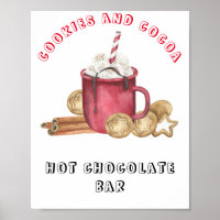 Kakor och kakaobabydusch Hett choklad pub