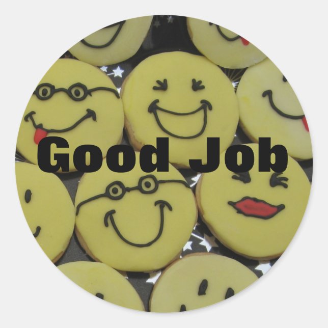 Kakor Runt Klistermärke (Framsida)