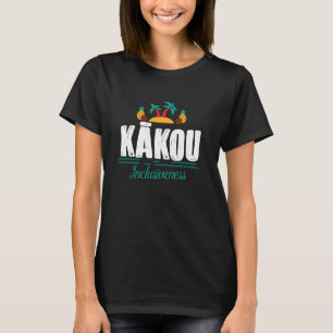 Kakou Hawaiian Aloha-språket som säger Souvenir Tr T Shirt