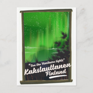 Kakslauttanen Finland-reseaffisch Vykort