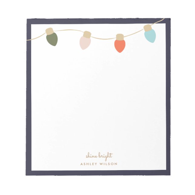 Kaktovik String Ljus Anteckningsblock (Framsida)