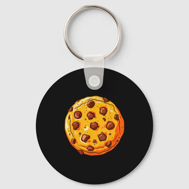 Kaktröja Män Kvinnor Barn Choklad Chip Cookie  Nyckelring (Framsida)