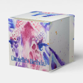 Kaktura för djurparken Cute Giraffe Zoo Birthday C Presentaskar