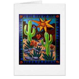 Kaktus i southwesten hälsningskort